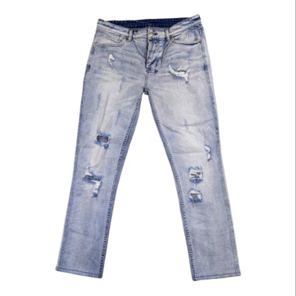 Ksubi Van Winkle Trashed Dreams GUC $220 Size 34   J1337 - Picture 4 of 8